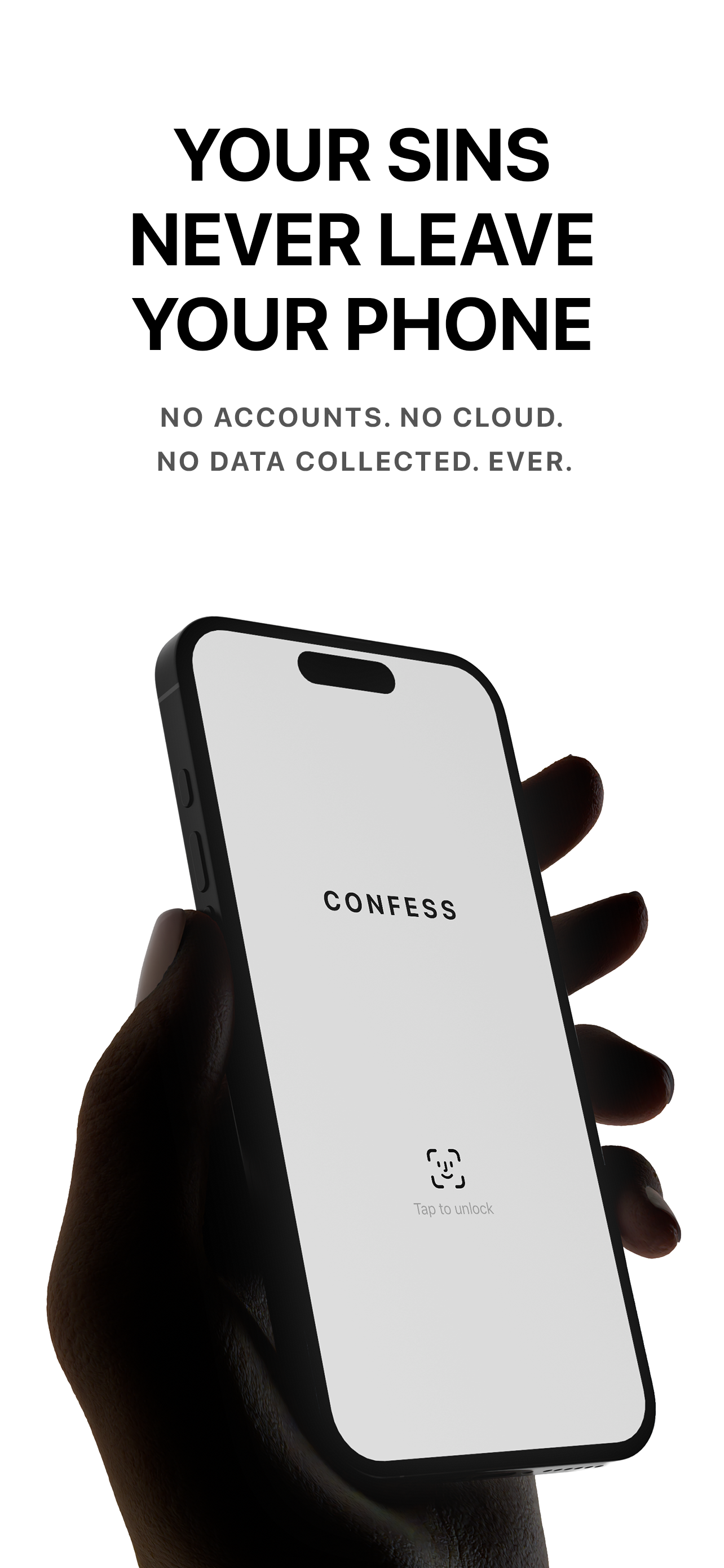 Your sins never leave your phone